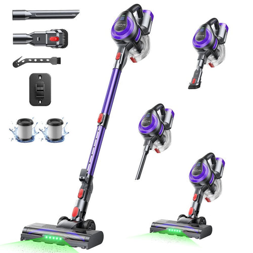 Honiture Y10 Cordless Stick Vacuum – Powerful Suction for Floors, Carpet & Pet Hair